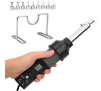 HYZHANHONG Mini Pistola per Tubi termorestringenti 450W con 9 ugelli del Gas e Display Digitale LCD con, Temperatura e velocità del Vento Regolabili, per la Riparazione della Saldatura