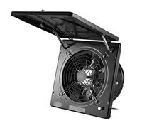 HYZHANHONG Nero,Aspiratore da 220 Pollici da 10 Pollici con Potente Ventilazione per Cucina, Ventilatore per finestre ad Alta velocità, estrattore di Fumo in Metallo per Magazzino e Officina