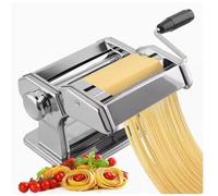 HYZHANHONG Piccola Macchina Manuale per la Produzione di tagliatelle, Macchina per la Produzione di tagliatelle Manuale Regolabile, Macchina per la pressatura della Pelle dei Ravioli