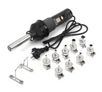 HYZHANHONG Pistola ad Aria Calda Portatile da 450 W Pistola Termica a Temperatura Regolabile Strumento di Riscaldamento Elettrico con Display Digitale LCD con 9 Tuyere