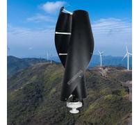 HYZHANHONG Rumore Basso 12V-220 V 3000W Generatore di Magneti Permanente per Turbina Eolica Verticale con Foglie di Controller 2 Adatte per Cortili E All'aperto (Nero),220V
