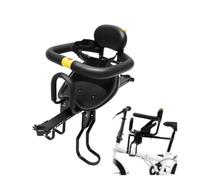 HYZHANHONG Seggiolino per Bambini Anteriore per Bicicletta Portatile, Estensibile e seggiolino per Bambini e Bambini Sicuro e Stabile Adatto a Bambini di età Compresa tra 2 e 5 Anni