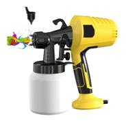HYZHANHONG Spray antivegetativo Portatile per Recinzione, spruzzatore di Vernice per emulsione di Vernice per Uso Domestico da 500 W, Pistola a spruzzo a Tazza di Flusso Regolabile da 800 ml