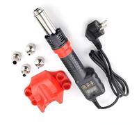 HYZHANHONG Tavolo di Saldatura ad Aria Calda Portatile con Pistola ad Aria Calda da 220 V 750 W Schermo Digitale LCD ad Alta Definizione con Temperatura Regolabile da 100 °C a 480 °C
