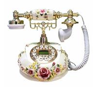 HYZHANHONG Telefono Antico Decorazione Fisso, Resina Decorazione casa Telefono Fisso, Staffa Staccabile Adatto per uffici, Ville, Hotel, ECC