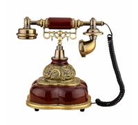 HYZHANHONG Telefono Fisso Creativo per la casa in Stile Europeo con Schermo LCD e Telefono cablato per la Decorazione Classica retrò nelle Case, nelle scuole e negli uffici