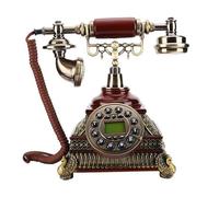 HYZHANHONG Vecchio Stile Key Dialing Telefono Fisso con suoneria Meccanica, Telefono Fisso Rotante retrò, Telefono Fisso Desktop utilizzato per Decorare i salotti