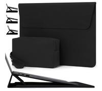 HYZUO 13,3-14 Pollici Borsa Custodia PC Portatile con Supporto Regolabile per Macbook Pro 14 M5/M4/M3/M2/M1 Pro/Max A3426 A3427 2026-2021, Macbook Air/Pro 13,3, 13,8-13,5 Surface Laptop, Nero