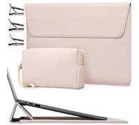 HYZUO 13,3-14 Pollici Borsa Custodia PC Portatile con Supporto Regolabile per MacBook Pro 14 M5/M4/M3/M2/M1 Pro/Max A3426 A3427 2026-2021, MacBook Air/Pro 13,3, 13,8-13,5 Surface Laptop, Albicocca