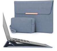 HYZUO 13,3-14 Pollici Custodia Borsa per Laptop con Supporto per MacBook Pro 14 M5/M4/M3/M2/M1 2026-2021, MacBook Air/Pro 13,3, 13,8-13,5 Surface Laptop, HP Spectre X360 13/14, Envy 13, Blu Haz
