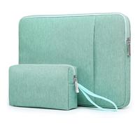 HYZUO 13,3-14 Pollici Custodia Borsa per Portatile per MacBook Pro 14 M5/M4/M3/M2/M1, MacBook Air 13,3, 13,5"-13,8" Surface Book/Laptop, Custodia per Notebook 13,3" HP Dell Lenovo Asus, Verde Menta