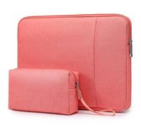 HYZUO 13,3-14 Pollici Custodia Borsa per Portatile per MacBook Pro 14 M5/M4/M3/M2/M1, MacBook Air/Pro 13,3, 13,5"-13,8" Surface Book/Laptop, Custodia per Notebook 13,3" HP Dell Lenovo Asus, Rosa