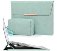 HYZUO 13,3-14 Pollici Custodia PC Portatile con Supporto, Verde Menta | per MacBook Pro 14 M5-M1 A3426 A3427 2026-2021, MacBook Air/Pro 13,3, 13,8-13,5 Surface Laptop, HP Spectre X360 13/14