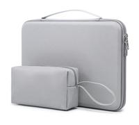 HYZUO 13,3-14 Pollici Custodia Rigida PC Portatile Borsa per MacBook Pro 14 M4/M3/M2/M1, MacBook Pro/Air 13, Dell Pro 13/14 Premium, 13,8"-13,5" Surface Laptop, HP Spectre X360 13/14, Grigio Roccia