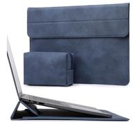 HYZUO 13,3-14 Pollici Custodie Laptop Borsa con Funzione Stand per MacBook Pro 14 M5/M4/M3/M2/M1 2026-2021, MacBook Pro/Air 13,3, 13,5" 13,8" Surface Laptop, HP Spectre X360 13/14, Blu Navy