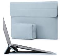 HYZUO 13,3-14 Pollici Custodie Laptop Borsa con Funzione Stand per MacBook Pro 14 M5/M4/M3/M2/M1 2026-2021, MacBook Pro/Air 13,3, 13,5" 13,8" Surface Laptop, HP Spectre X360 13/14, Blu Pallido