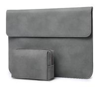 HYZUO 13,3-14 Pollici Laptop Custodia Borsa Sleeve PC Portatile per MacBook Pro 14 M4/M3/M2/M1 Pro/Max 2025-2021, MacBook Air 13,3, 13,8/13,5 Surface Laptop 7-1, con Borsa Piccola, Grigio scuro-H
