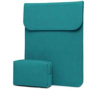 HYZUO 15-16 Pollici Custodia Borsa PC Portatile Laptop Sleeve per MacBook Pro 16 M4/M3/M2/M1 A3403 A3186 A2991 A2780 2025-2019 MacBook Pro 15 2015-2012 A1398 XPS 15 con Borsa Accessori, Deep teal