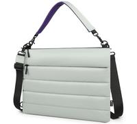 HYZUO 15-16 Pollici Custodia per Laptop per MacBook Pro 16 M5-M1 A3428 A3429, MacBook Pro/Air 15, 15" 15,6" Dell/HP/Lenovo/Asus/Acer Notebook, Borsa a Tracolla Donna Lavoro Quotidiano Mano, Grigio