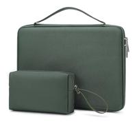 HYZUO 15-16 Pollici Custodia Rigida PC Portatile Borsa per MacBook PRO 16 M4/M3/M2/M1 2025-2019, MacBook Air 15 M4/M3/M2 2025-2023, dell XPS 16, 15" Surface Laptop, Razer Blade 15, Verde Muschio
