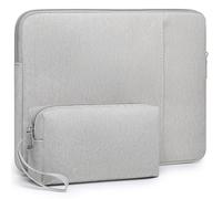 HYZUO 15-16 Pollici Custodie Borsa per Portatili per MacBook Pro 16 M5/M4/M3/M2/M1 Pro/Max A3428 A3429 2026-2019, 15" Surface Book, 15" 15,6" HP Dell Lenovo Asus Acer Samsung HUAWEI, Grigio Chiaro