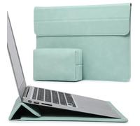 HYZUO 15-16 Pollici Custodie per PC Portatile Borsa con Funzione Stand per MacBook Pro 16 M4/M3/M2/M1 2025-2019, XPS 15, MacBook Pro 15 2015-2012, Samsung Galaxy Book Flex 15, Verde Menta