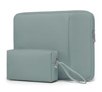 HYZUO 15-16 Pollici Custodie per Portatili per MacBook Pro 16 M4/M3/M2/M1 Pro/Max, 15" Surface Book, Borsa Protettiva per 15" 15,6" HP Dell Lenovo ThinkBook Asus Acer Samsung HUAWEI, Azzurro Cenere