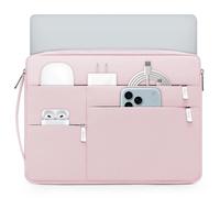 HYZUO 17-17,3 Pollici Borsa per portatile per 17" 17,3" HP/Dell/Lenovo/ASUS/Acer/LG/MSI Gaming Laptop/Razer Blade 17/18, Uomini Donne NoteBook Custodia protettiva Borsa, Rosa Pallido