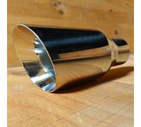 Hz 4.00 Inch Universale Saldare da Corsa Scarico Punta Per Sopra 2.50 Inch Tubo