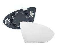 HZ-DESIGN Vetro Specchietto per Specchietto Laterale Vetro Ersatzspiegel Riscaldabile Dx Lato Passeggero Piastra di Fissaggio Compatibile Con Golf 7 E Variant 7