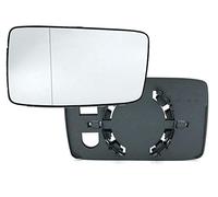 HZ-DESIGN Vetro Specchietto Sinistro per Specchietto Laterale Vetro Asferico Compatibile Con Golf 3 Vento Cordoba Ibiza II