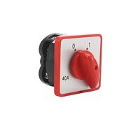 HZ5D-40/7.5 L01 40A 7.5KW 1 Fase OFF-ON 4 Viti Manopola di commutazione rotante Selezione Interruttore a camme bipolare Controls Switches