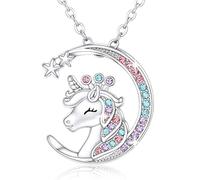 HZAOPZE 1 PCS Collana di Unicorno Regalo per l'iscrizione a Scuola per la Scuola Regalo per i Principianti Collana per Ragazze per Regalo per Il Primo Giorno Scuola del Bambino Idee Regalo