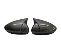 HZBHD 2x Calotte Specchietti Retrovisori Esterni Per Auto Per FIAT Per TIPO Per EGEA 2015-2022 Cappucci Copri Laterali, Guscio Aggiuntivo Retrovisore Tappo(Aspetto carbonio)