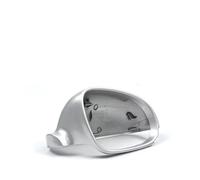 HZBHD Calotta Retrovisore Auto Per VW Per Golf Per Jetta MK5 2006-2011 Copertura Esterna Parafango Laterale, Calotta Specchietto Per Auto Retrovisore Tappo(Argento,Giusto)