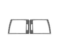 HZBHD Modanatura Per Console Centrale Auto Per BMW Serie 3 E46 1999-2004 Cruscotto, Bocchette Aria Sinistra E Destra, Adesivi Per Cornici interni Adesivi(NERO)