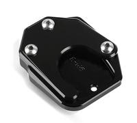 HZBHD Moto Cavalletto Piede Cavalletto Laterale Estensione Pad Piastra di Supporto del Basamento per H&Onda NC700D Integra 2012-2014 2015 Cuscino cavalletto(Nero,Grande)