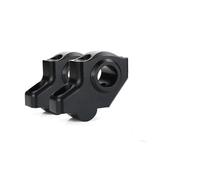 HZBHD Riser Manubrio Kit di Estensione per Manubrio Moto Riser, Regolatore per Kawasaki Z250/Z250SL Z300 Z650 Z400 Z500 / SE KLE500 ZRX1200R(Nero Opaco)