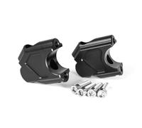 HZBHD Riser Manubrio Riser Manubrio Moto per BMW R1200GS 2004-2008 R 1200 GS Adventure 2005-2008 Morsetto Manubrio per Montaggio A Barra Adattatore di Sollevamento(Nero 2)