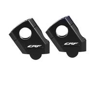 HZBHD Riser Manubrio Riser Manubrio Moto per H&Onda Crf CRF300L CRF250RALLY CRF Riser Manubrio Adattatore Morsetto di Montaggio Estensibile(Nero 22MM)