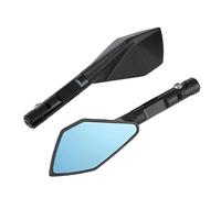 HZBHD Specchietti Retrovisori per Motociclette, Specchietti Retrovisori per Kawasaki Z650 Z750 Z800 Z1000 Z900 ER-6N ER-6F(Nero)