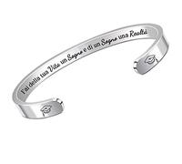 HZBLAZ Polsino Laurea Bracciali Ispirazione Migliore Amica Nipote Figlio Figlia Incoraggiare Laureato Ricordo Sorella Fratello Regalo Accompagnare Auguri Gioielli Donne Uomini Andare All'Università