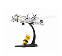 HZCVSG 1/144 B-29 Superfortress Fat Man BockScar Bomber Metal Model Kits Boy with Stand WWII Warplane Diecast Airplane Prebuild Military Aircraft Collection (SilverPlate)