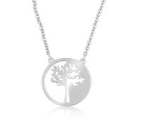 HZCVSG 925 Pure Tree of Life Luck Collana a Sospensione per Donne bei Gioielli Fantastici Regalo Incredibile in Cina