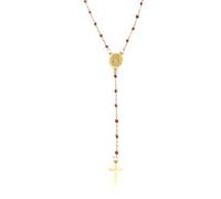 HZCVSG Accessorio Sterling Argento per Donne 1pc Collana di Rosario Religioso Croce Mary Cionclace Cavo 20 Pollici, collane cristiane
