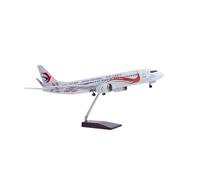 HZCVSG Aeroplani Diecast per China Eastern 737 Aircraft Model Simulazione Ornamento del Aereo di Linea luci delle Ruote (con Luce)