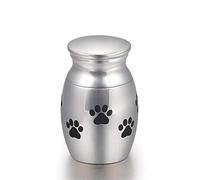 HZCVSG Collane urna Commemorative per Belle cremazione Adulta con Cane da Gatto cognino Stampare Cenere di centesima Ceneri a Ciondolo Souvenir