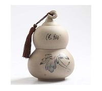 HZCVSG Cremazione urnsfor Cenere di Cenere urna Funerale urne lattine Commemorative sigillate per Una Piccola quantità di Ceneri umane Materiale ceramico Serbatoio Portatile a Doppio Strato