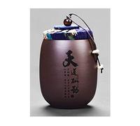 HZCVSG Cremazione urnsfor Cenere di cremazione urne Ceneri umane urna Cilindro di Cenere di Cenere Serbatoio sigillato Contro Materiale ceramico di umidità Fatto a Mano (Colore: e) bei Tempi