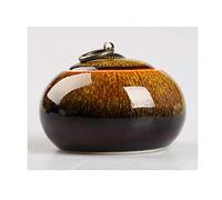 HZCVSG Cremazione urnsfor Cenere urna Funerale urne di cremazione Adulti Bambini Grazia Grazia Contro Il Materiale in Ceramica di umidità puramente Fatti a Mano in Metallo Multi-Colore Opzionale